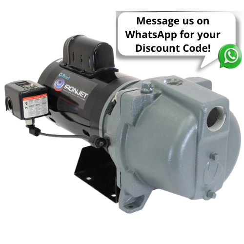 Pearl Irrigation Jet Pump for Shallow Wells - Model IRONJ - Irrigation System Pumps