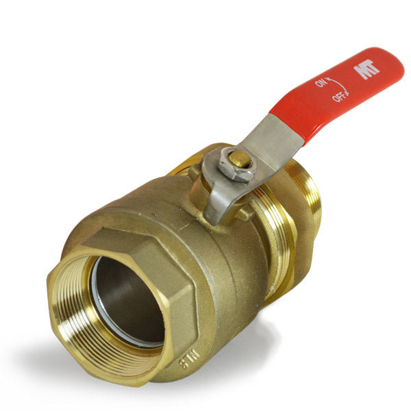 UNION BALL VALVE THREAD, BRASS - NPT  2