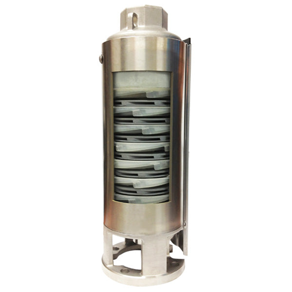 PEARL 4" SUBMERSIBLE WATER PUMP  - PUMP END ONLY - 4PWP - JUST EXTERNAL SLEEVE IN STAINLESS STEEL  2