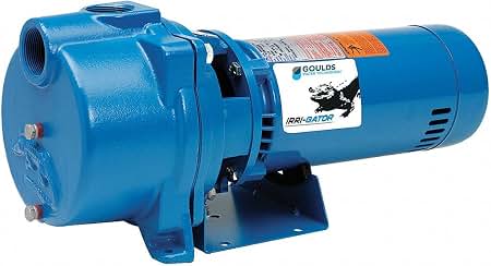 Goulds GT IRRI-GATOR Self-Priming Centrifugal Water Pump, 2 to 3 HP, 208-230/460V, Three Phase