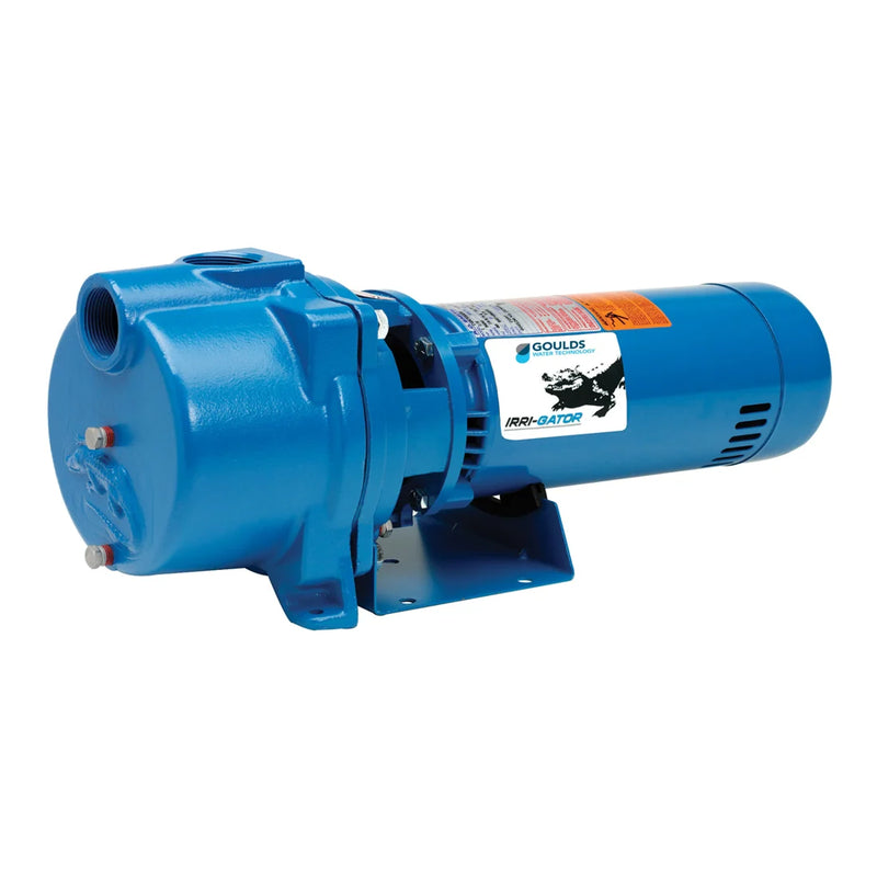 Goulds GT IRRI-GATOR Self-Priming Centrifugal Pump – 3/4 to 3 HP, 44–105 GPM