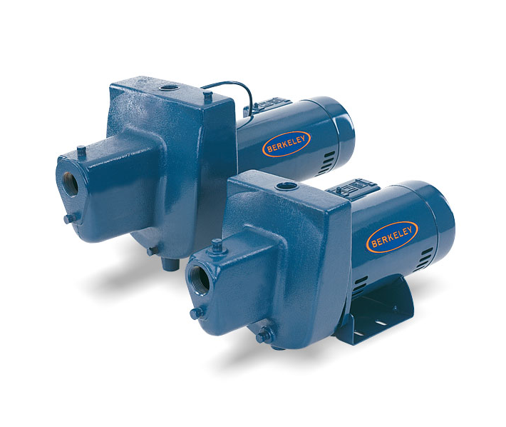 Berkeley HN Series Self-Priming Shallow Well Jet Water Pump, 1/2 to 1 HP, 115/230V, Single Phase