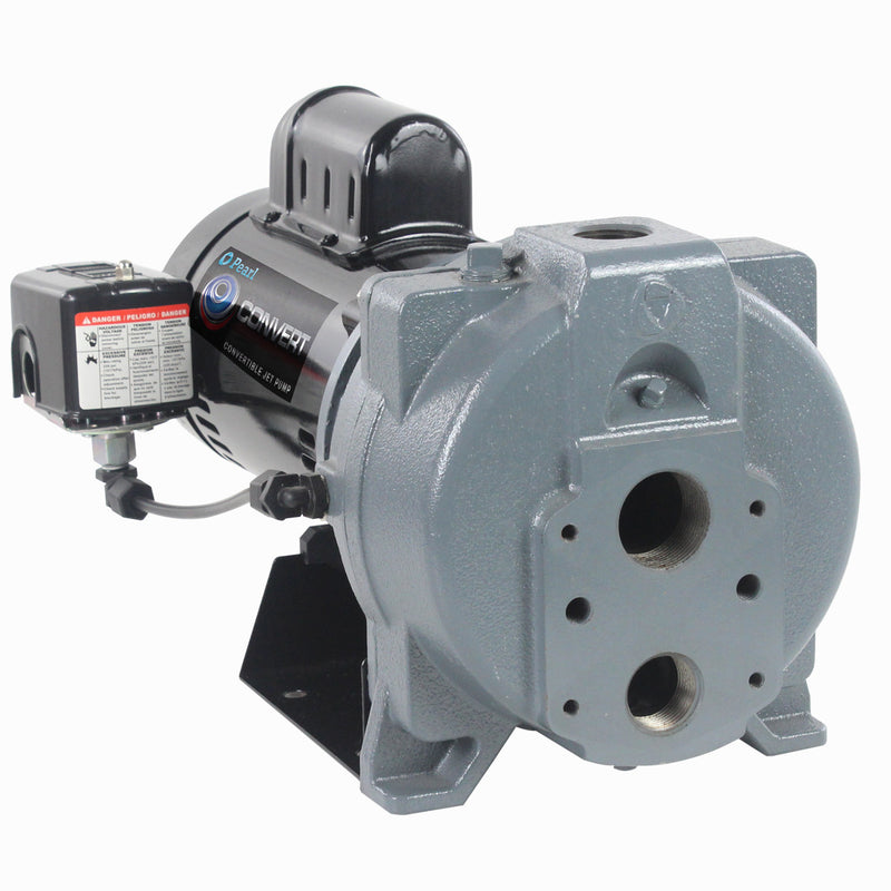 Deep Well Jet Pump PEARL CONVERT - Convertible Self-Priming Water Pump (0.5 - 1.5 HP)