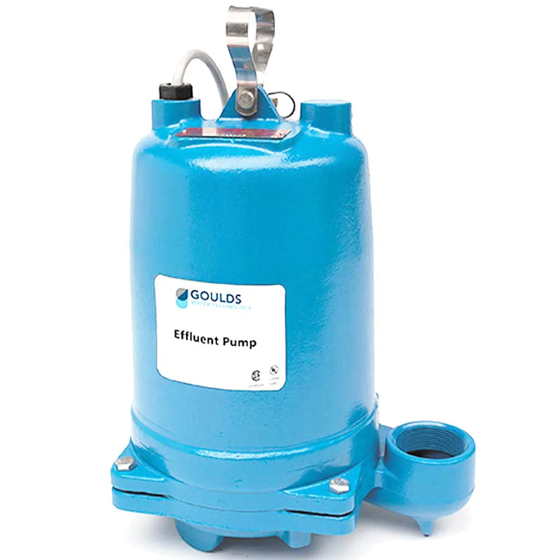 WE Submersible Effluent Pump, 0.5 to 1 HP, 115V / 200V / 230V, Goulds&nbsp;
