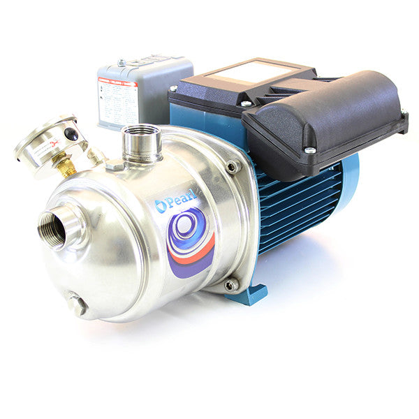 PEARL STAINLESS STEEL SHALLOW WELL SELF PRIMING JET PUMP DELUXE UPGRADE VERSION - JSC MODEL