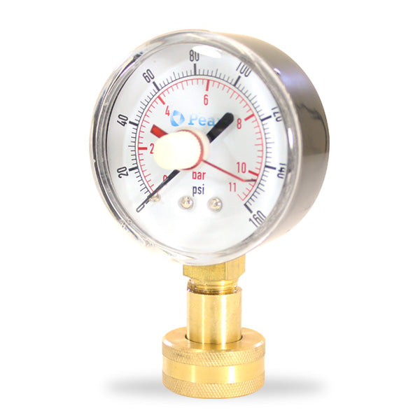 Pearl Pressure Gauge Dry For Testing Porpuse 0 - 160 PSI