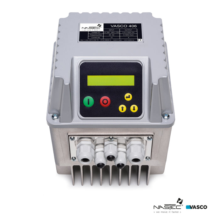 VASCO VARIABLE FREQUENCY DRIVE MOTOR OR WALL MOUNTED 3 PHASE POWER SUPPLY, 3 PHASE MOTOR  2