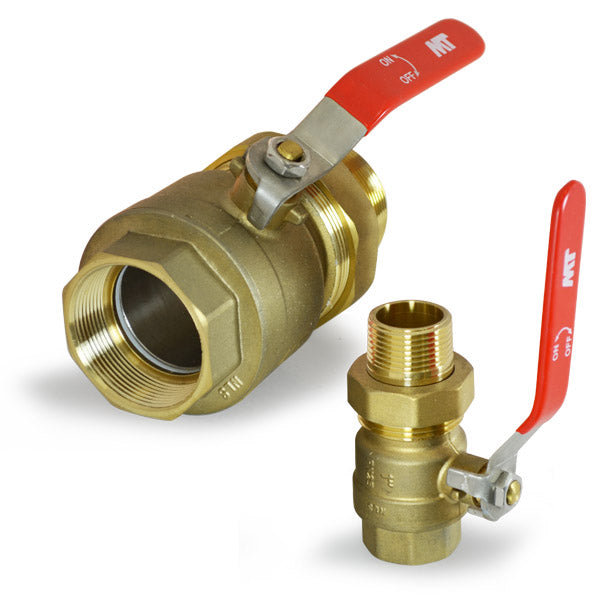 UNION BALL VALVE THREAD, BRASS - NPT