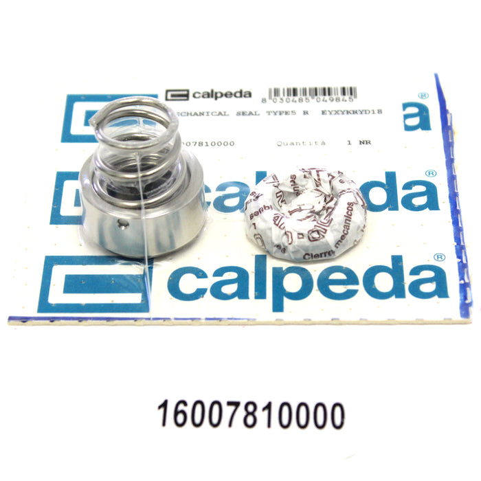 CALPEDA PUMP SHAFT SEAL REPLACEMENT - MECHANICAL SEAL TYPE3 R EYXYKRYD18 - SPECIAL SEAL - 16007810000
