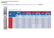 PEARL 4" SUBMERSIBLE WATER PUMP 10GPM - 4PWP10G - ASSEMBLED TO A 2 OR 3 WIRE MOTOR  2  3  4  5  6  7  8  9