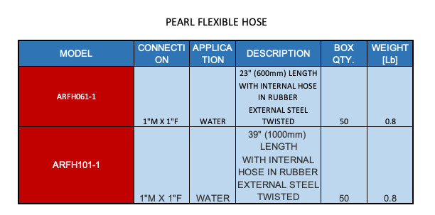 PEARL FLEXIBLE HOSE - Pump Accessories  2